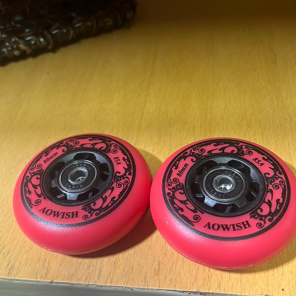 New AOWISH Ripstik Wheels 76mm Ripstick Wheels 90a - 2-Pack)